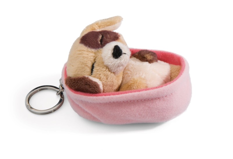 NICI Schlüsselanhänger Sleeping Pets Hund dreifarbig Jubiläumsangebot