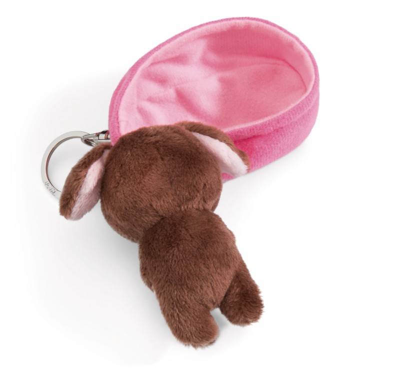 NICI Schlüsselanhänger Sleeping Pets Hund braun Lagerräumung