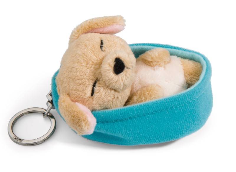 NICI Schlüsselanhänger Sleeping Pets Hund karamell Neueste Mode