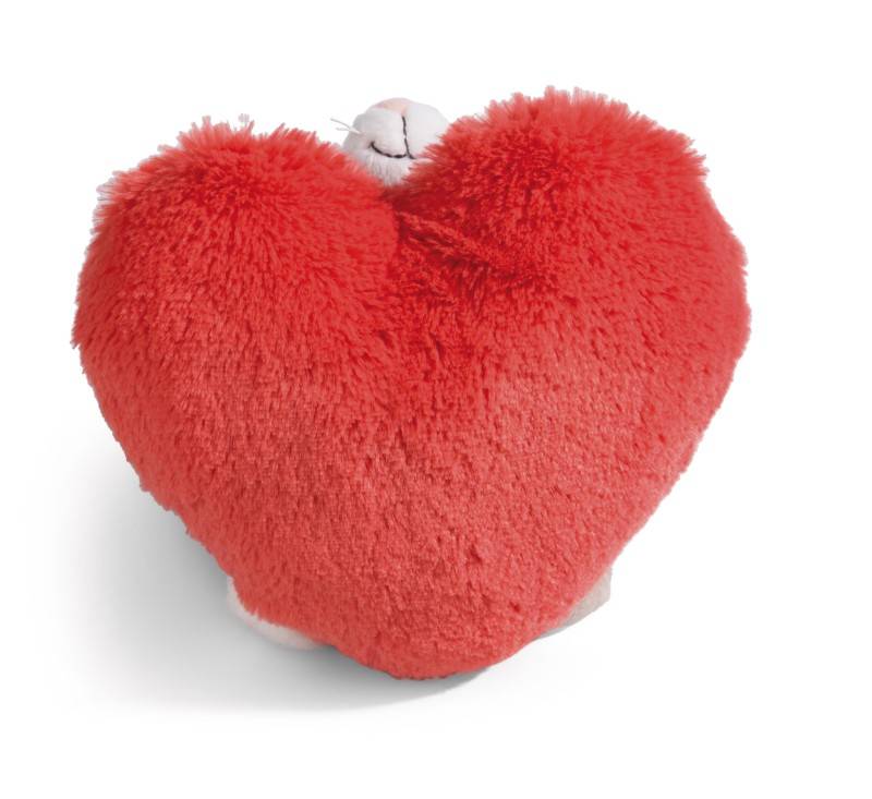 NICI Kuscheltier Love Katze auf Herz liegend NICI GREEN Sonderangebot der Fabrik