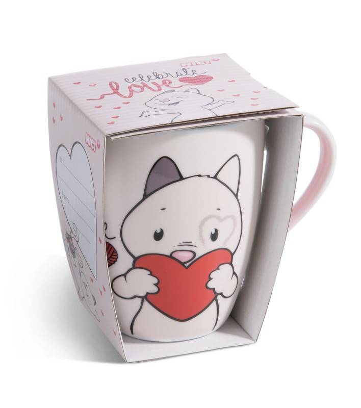 NICI Tasse Katze "Celebrate Love" Riesige Rabatte