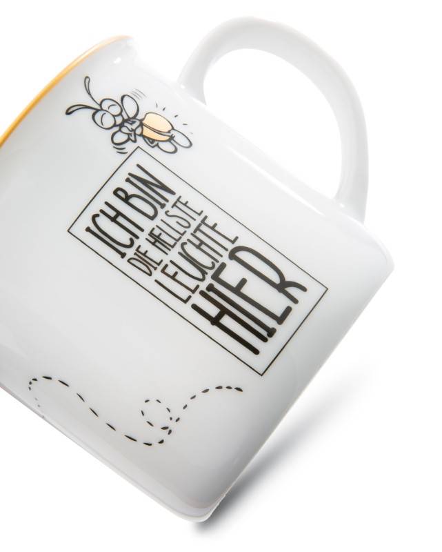 NICI Porzellantasse metallic "Ich bin die hellste Leuchte hier" Flash Sale