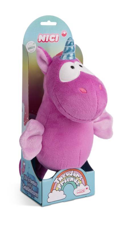 NICI Stehendes Kuscheltier Seepferdchen Laguna Rainbow NICI GREEN Valentinstagsangebot