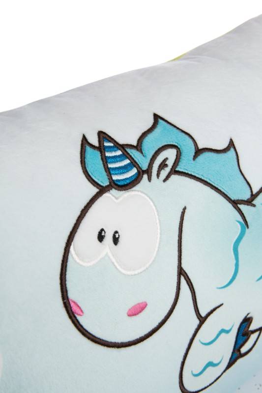 NICI Rechteckiges Kissen Einhorn Aquario NICI GREEN Jubiläumsangebot