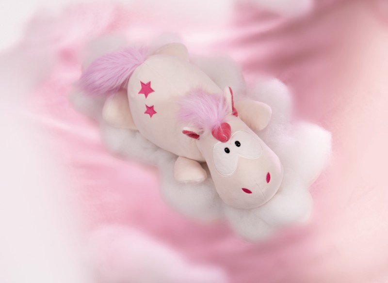 NICI Liegendes Kuscheltier Einhorn Theodor soft Tiefpreis