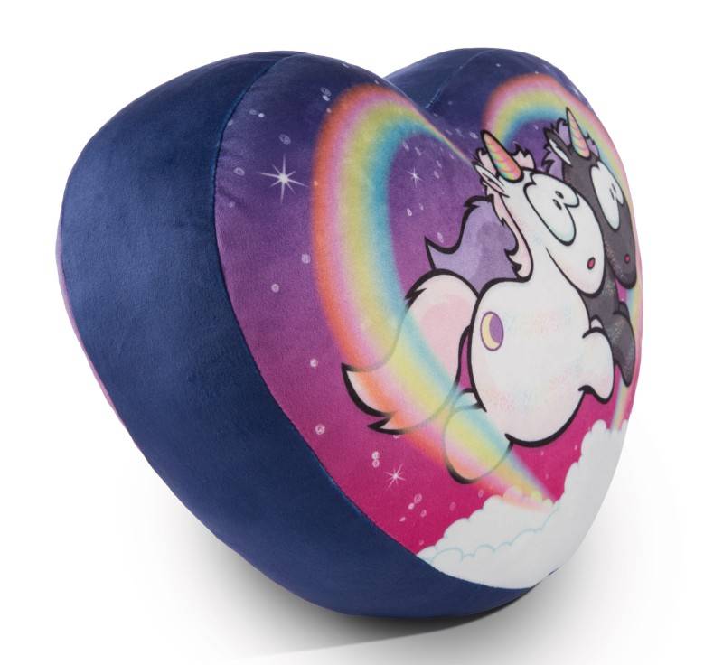 NICI Herzförmiges Kissen Einhörner Star Bringer & Moon Keeper NICI GREEN Bis zu 60% Rabatt