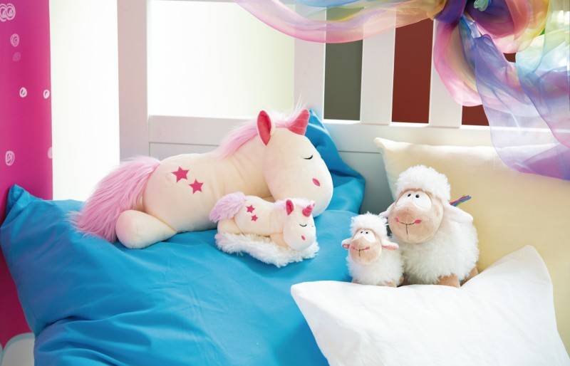NICI Liegendes Kuscheltier Schlafeinhorn Theodor NICI GREEN Nur für heute