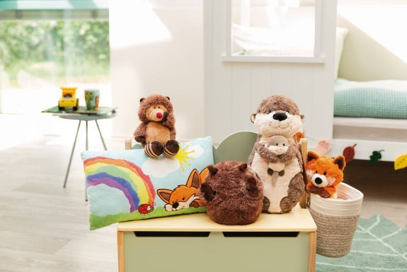 NICI Figürliches Kissen Otter Oda & Odalina Forest Friends NICI GREEN Riesige Rabatte