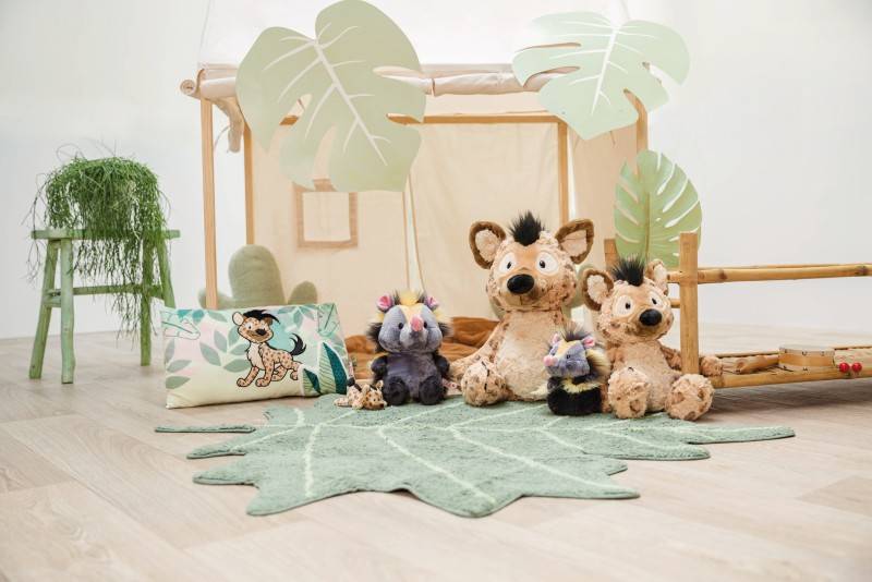 NICI Rechteckiges Kissen Hyäne Helgi NICI GREEN Begrenztes Angebot