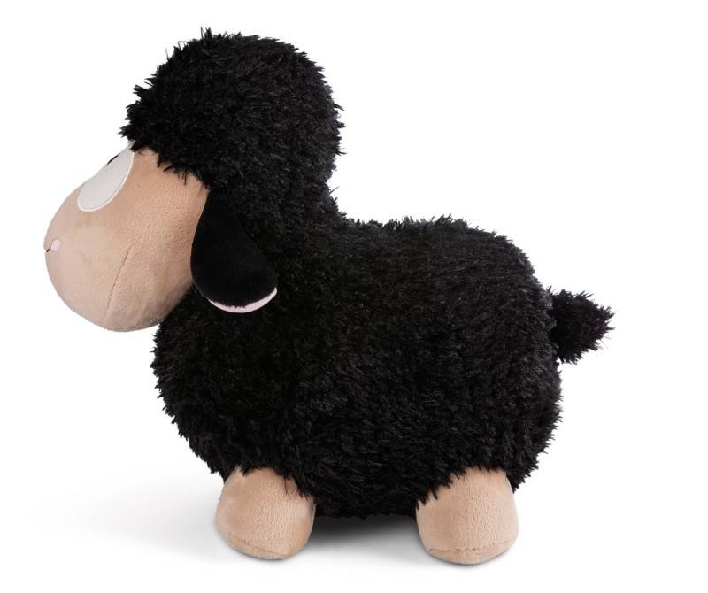 NICI Stehendes Kuscheltier Schaf schwarz NICI GREEN Blitzangebot
