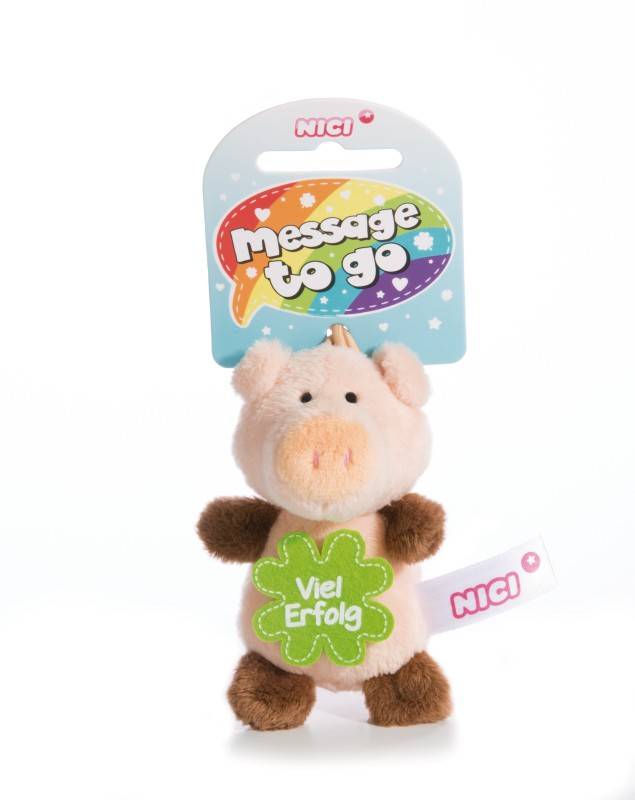 NICI Anhänger Schwein "Viel Erfolg" Nur noch ein Tag übrig