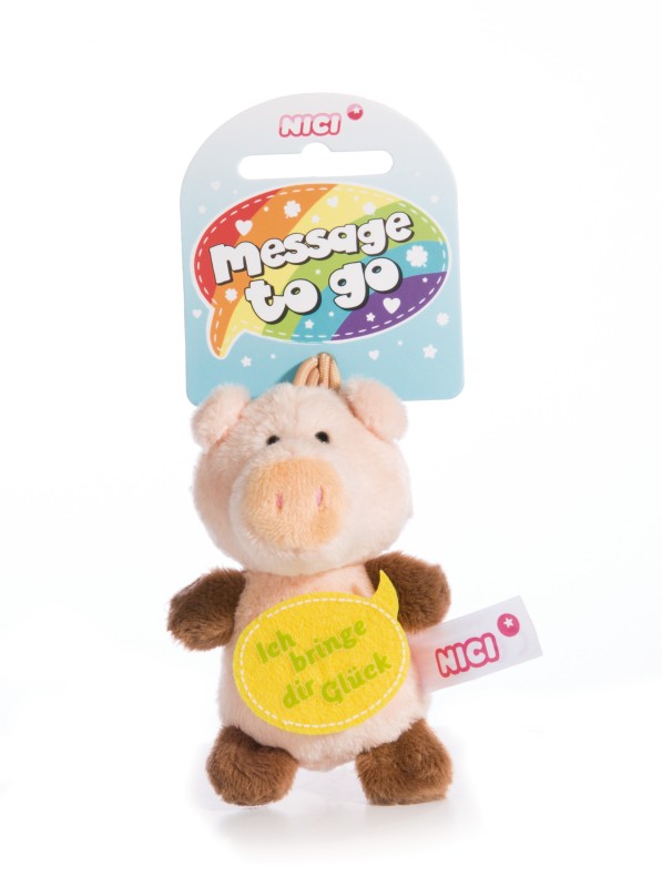 NICI Anhänger Schwein "Ich bringe dir Glück" Clearance-Verkauf