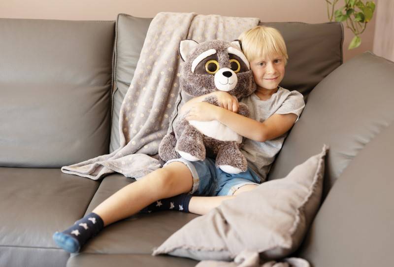 NICI GLUBSCHIS Kuscheltier Waschbär Clooney 45cm Sonderangebot