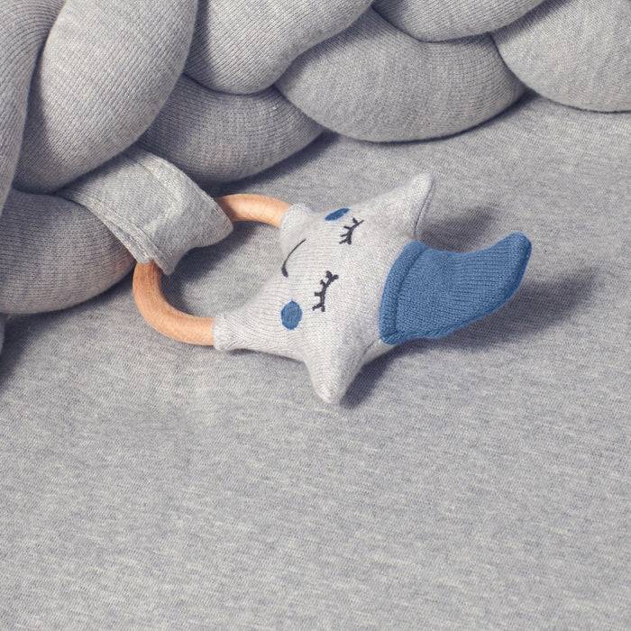 Nordic Coast Company Baby Nest geflochten Grau Top Angebot