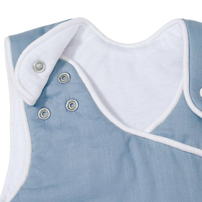 Nordic Coast Company Baby Schlafsack Blau Grau Blitzangebot