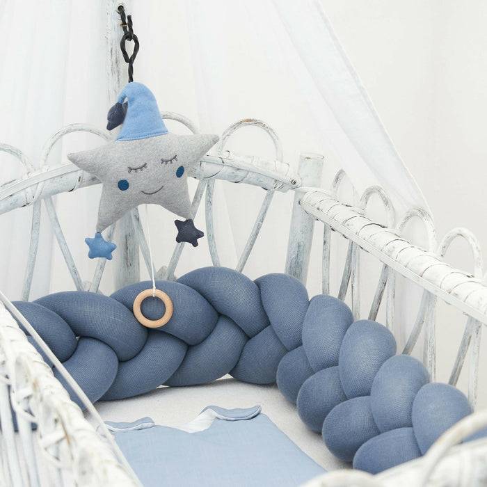 Nordic Coast Company Baby Schlafsack Blau Grau Blitzangebot