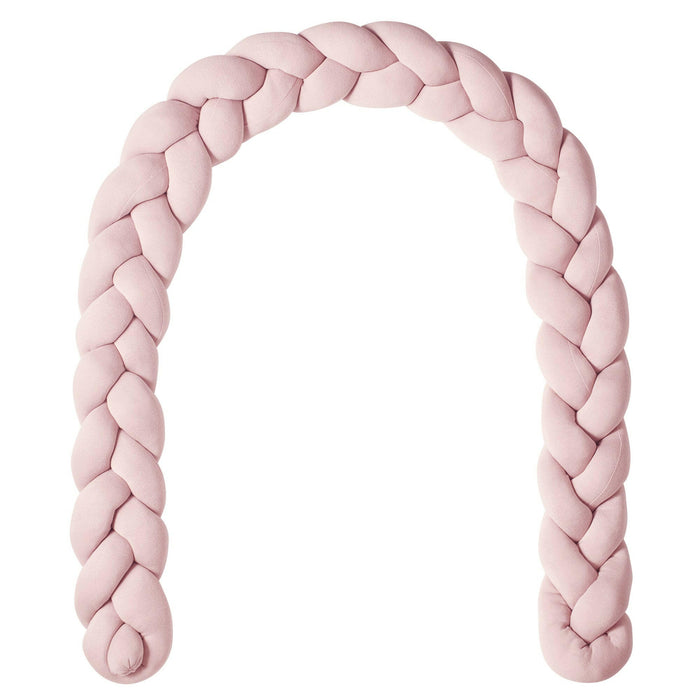 Nordic Coast Company Bettschlange geflochten Pink Jersey 180cm Super Rabatt
