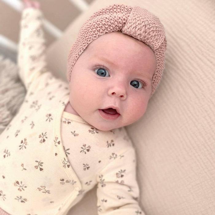 Nordic Coast Company Baby Turban Altrosa Schlussverkauf