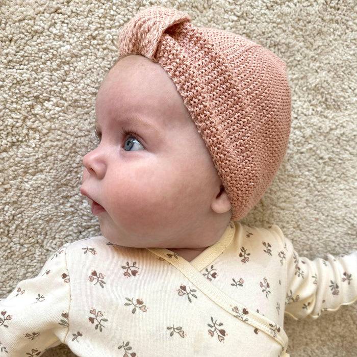Nordic Coast Company Baby Turban Altrosa Schlussverkauf