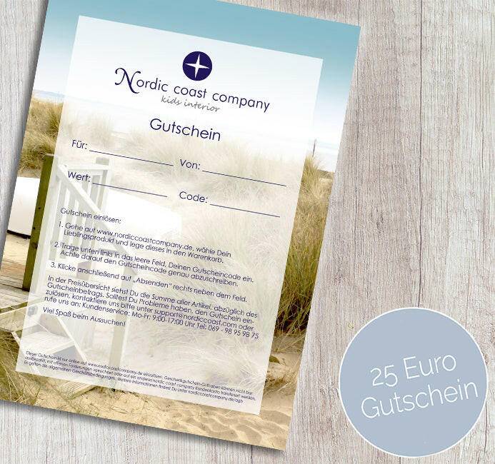 Nordic Coast Company Gutschein 25 Euro Fabrikpreis