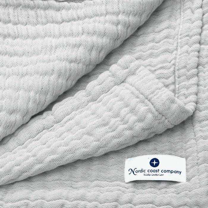 Nordic Coast Company Musselin Decke Grau Cyber Monday