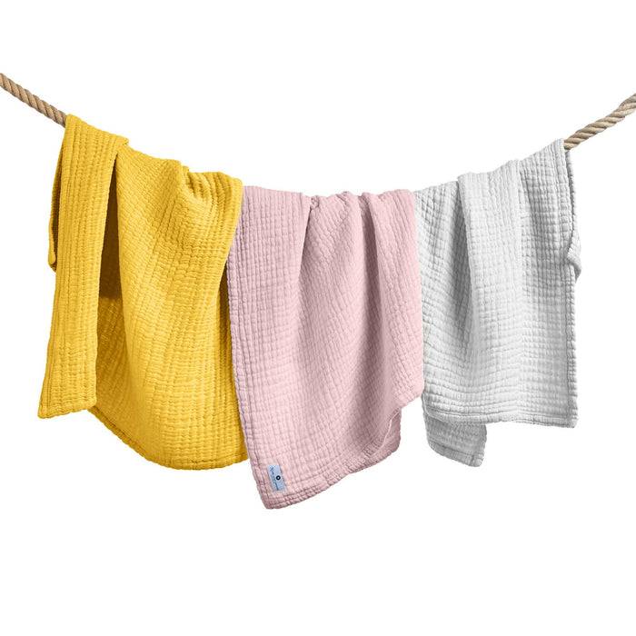 Nordic Coast Company Musselin Decke Curry Gelb Zeitlich begrenztes Angebot