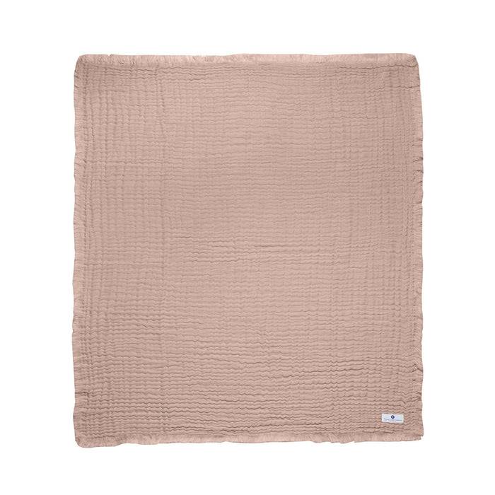 Nordic Coast Company Musselin Fransendecke Altrosa Exklusive Angebote