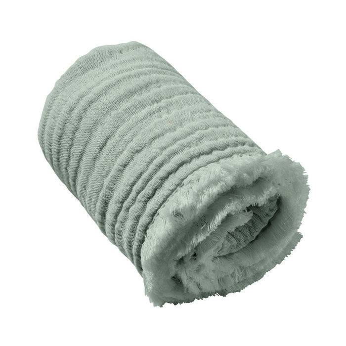 Nordic Coast Company Musselin Fransendecke Mint Neuheiten
