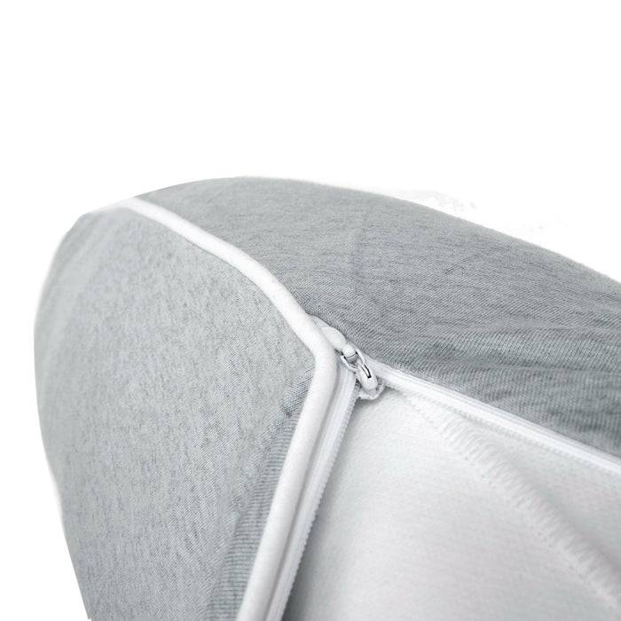 Nordic Coast Company Stillkissen Bezug 180 cm Grau Räumungsverkauf