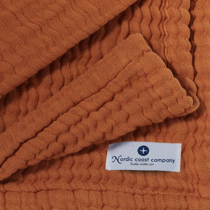 Nordic Coast Company Musselin Decke Zimt Tägliche Deals