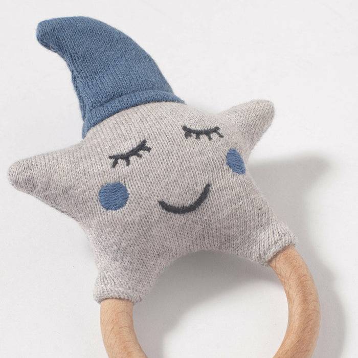 Nordic Coast Company Baby Rassel Stern Blau Wochenangebot