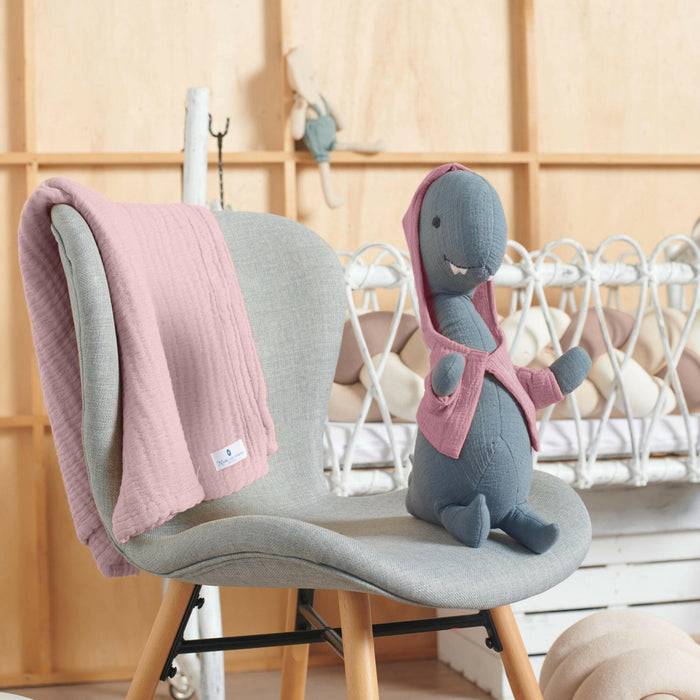 Nordic Coast Company Kuscheltier Musselin Dino Hannah Neueste Stile
