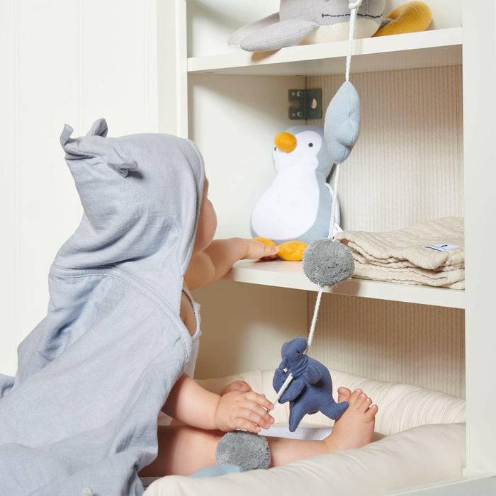 Nordic Coast Company Spieluhr Baby Pinguin Hellblau Letzte 2 Tage