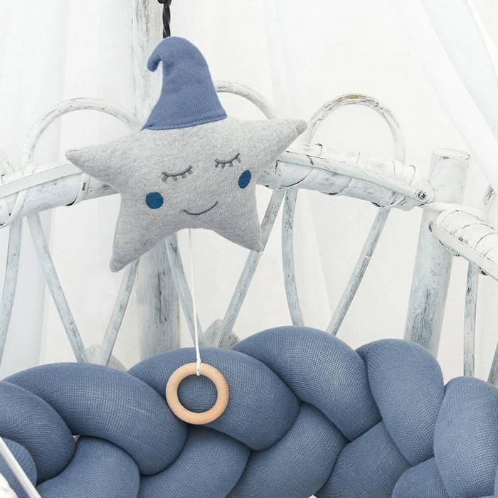 Nordic Coast Company Baby Set "Stern" Spieluhr + Rassel Blau Vierteljährliche Förderung