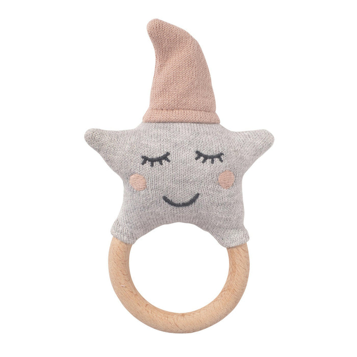 Nordic Coast Company Baby Set "Stern" Spieluhr + Rassel Rosa Discount Store für neue Produkte