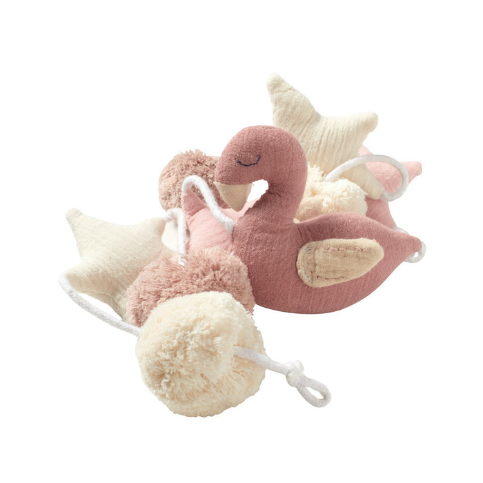 Nordic Coast Company Wandgirlande Musselin Schwan Large Riesige Rabatte