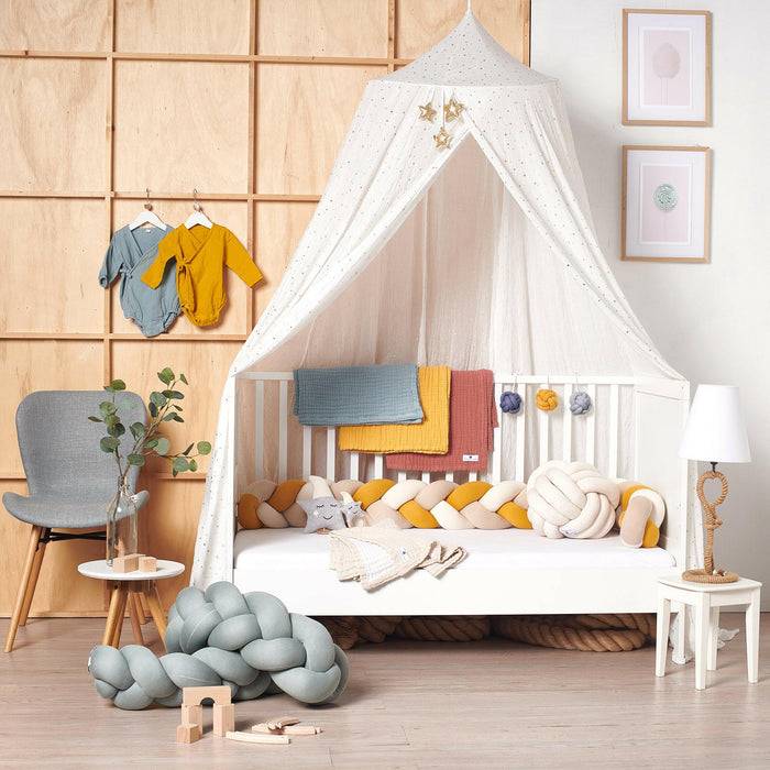 Nordic Coast Company Babygym Anhänger Set Knoten Blau 50% Rabatt mit kostenlosem Versand