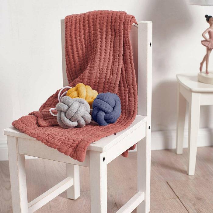 Nordic Coast Company Babygym Anhänger Set Knoten Blau 50% Rabatt mit kostenlosem Versand