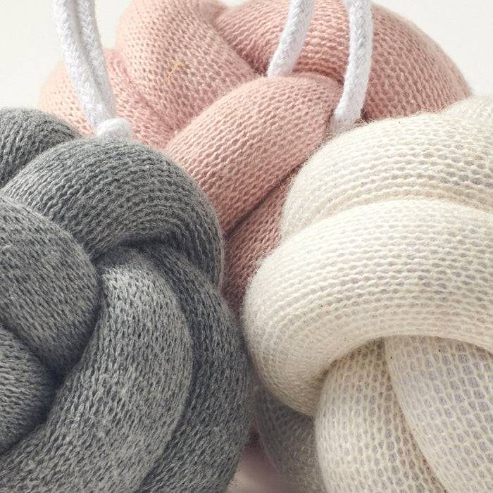 Nordic Coast Company Babygym Anhänger Set Knoten Rosa Kostenloser Versand international
