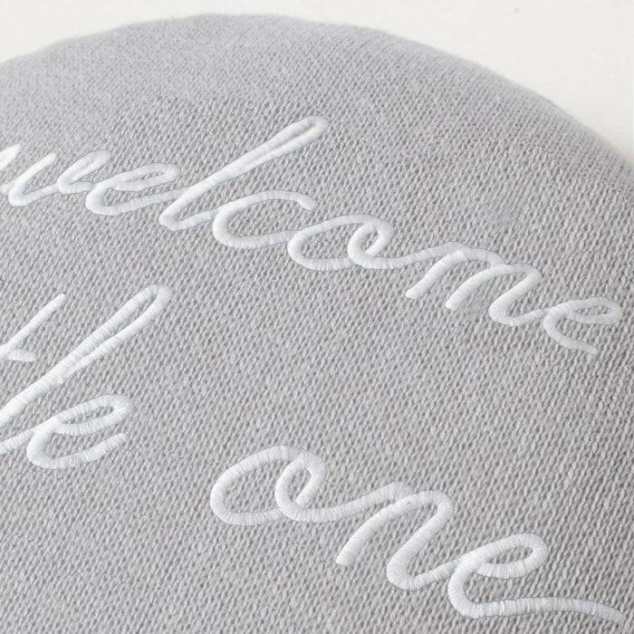 Nordic Coast Company Ballon-Kissen "Welcome Little One" Grau Begrenzt auf 3 Tage