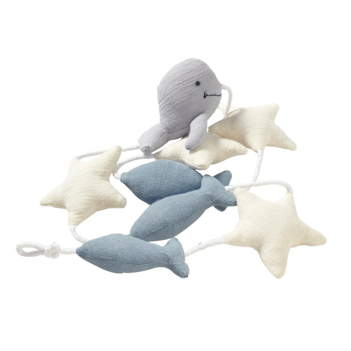 Nordic Coast Company Wandgirlande Musselin Wal Large zollfrei