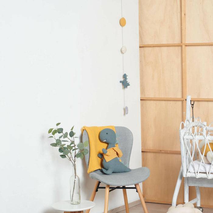 Nordic Coast Company Wandgirlande Musselin Dino Small Online