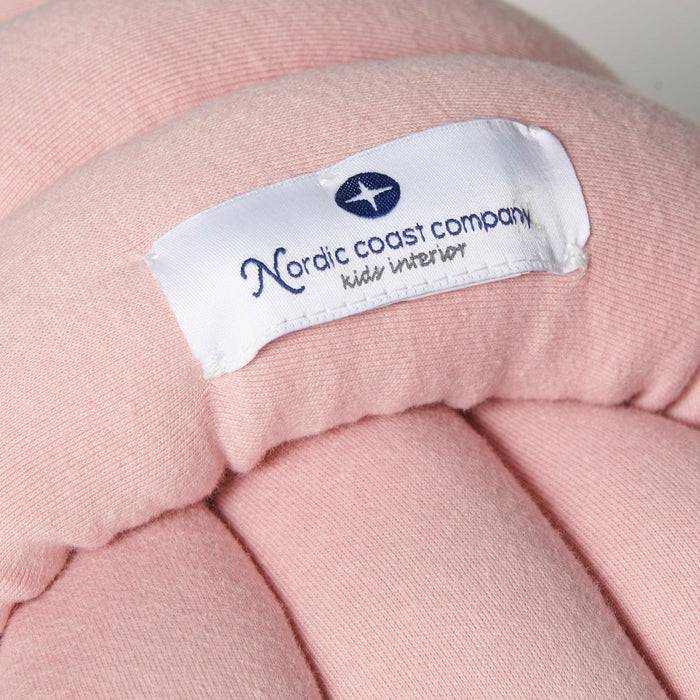 Nordic Coast Company Knotenkissen Jersey Rosa Auslauf