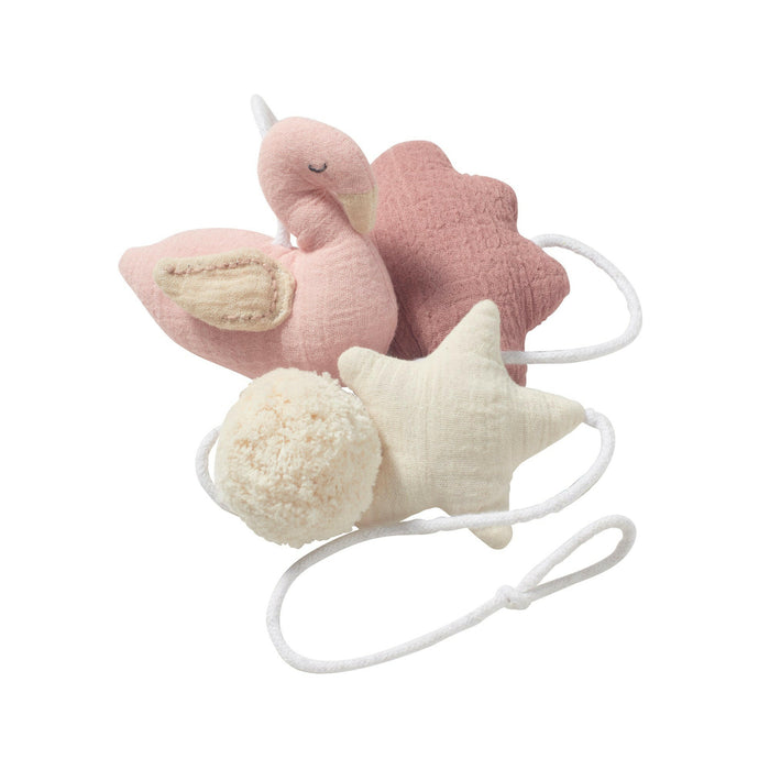 Nordic Coast Company Wandgirlande Musselin Schwan Small Verkauf