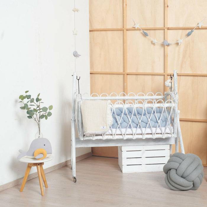 Nordic Coast Company Knotenkissen Strick Grau Angebote