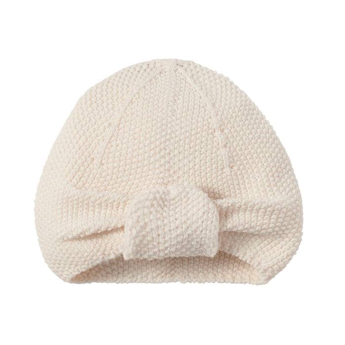 Nordic Coast Company Baby Mütze Turban Set Altrosa + Natur Sonderangebot