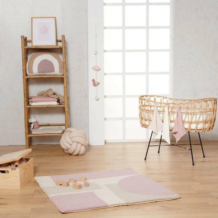 Nordic Coast Company Krabbeldecke Musselin Altrosa Online Shopping