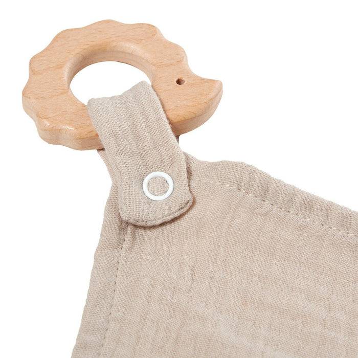 Nordic Coast Company Kuscheltuch Musselin Igel Sand Preisnachlass