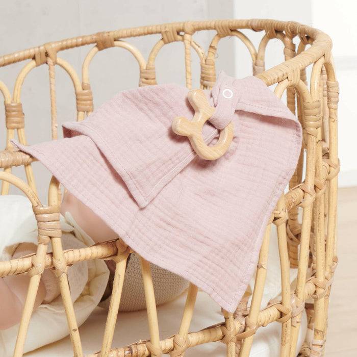Nordic Coast Company Kuscheltuch Musselin Hase Rosa Black Friday