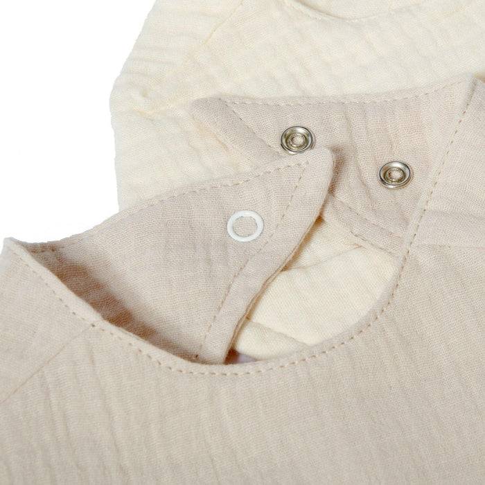 Nordic Coast Company Musselin Lätzchen-Set Sand & Natur Lagerräumung